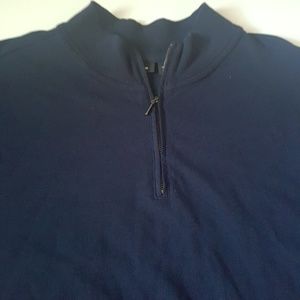Claiborne Mens Quarter Zip Sweater XXL